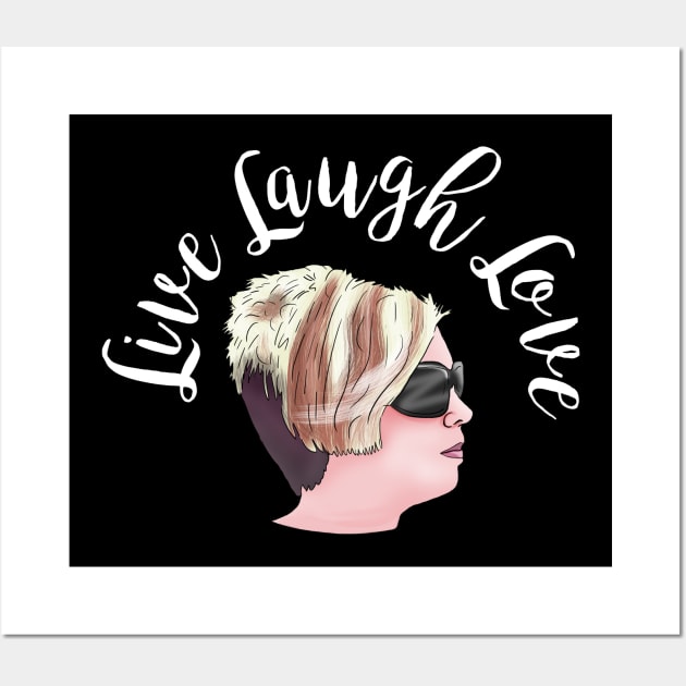 Karen Live Laugh Love Memes - Speak to The Manager Haircut V2 Wall Art by Barnyardy